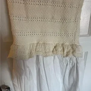 Banjanan Heather Crochet Dress Cream Cream / L